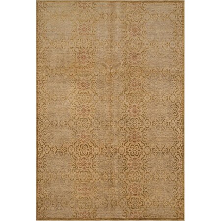 Loloi 2 ft. 6 in. x 14 ft. Essex Rectangular Shape Hand Knotted Area Rug- Antique Beige and Brown ESSXEQ-02ATBR26E0